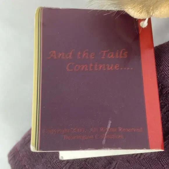 Bearington Collection Queen Fedora Teddy Bear Rose Hat Feather Boa Glasses 2003 - Picture 6 of 8